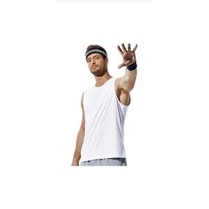 Haimont Men's Dry Fit UPF 50 Sleeveless Muscle Tank Top White Size XL